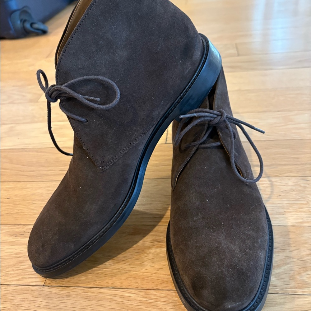 Reiss Dark Brown Suede Men’s Boots